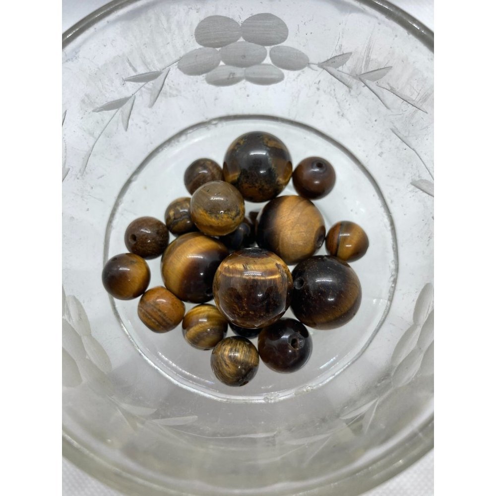 Stunning Tigers Eye Graduated Stone Beads 10-15mm